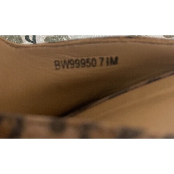 Stuart Weitzman Leopard Print‎ Studded Clogs Black Brown Size 7.5 - Picture 12 of 13